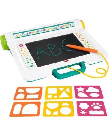 MATTEL GAMES MATTEL GAMES PIZARRA DE APRENDIZAJE MAGNÉTICA CON PLANTILLAS MULTICOLOR