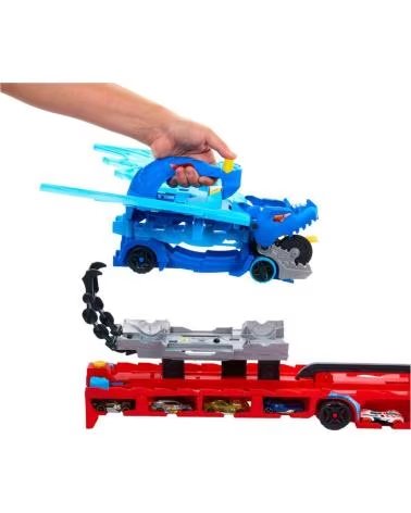 MATTEL GAMES HOT WHEELS DRAGON BLAST TRANSPORTER LANZADOR MULTICOLOR