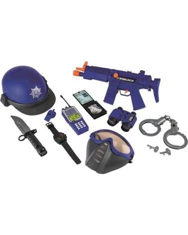 TOY PLANET TOY PLANET SET EQUIPAGGIAMENTO DI POLIZIA CON ACCESSORI AZUL