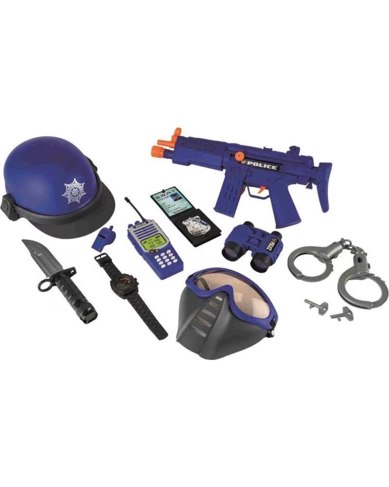 TOY PLANET TOY PLANET SET EQUIPAGGIAMENTO DI POLIZIA CON ACCESSORI AZUL