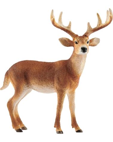 SCHLEICH FIGURA DE CIERVO SCHLEICH REALISTA MARRóN