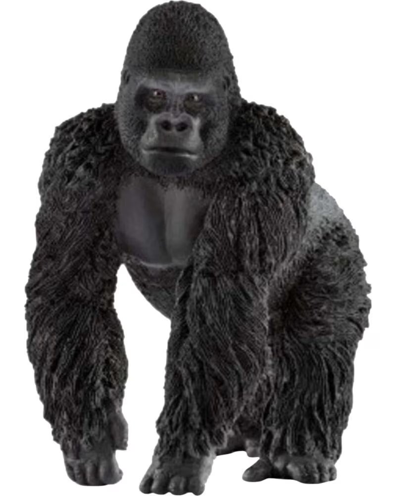SCHLEICH STATUETTA DI GORILLA REALISTICA SCHLEICH NEGRO