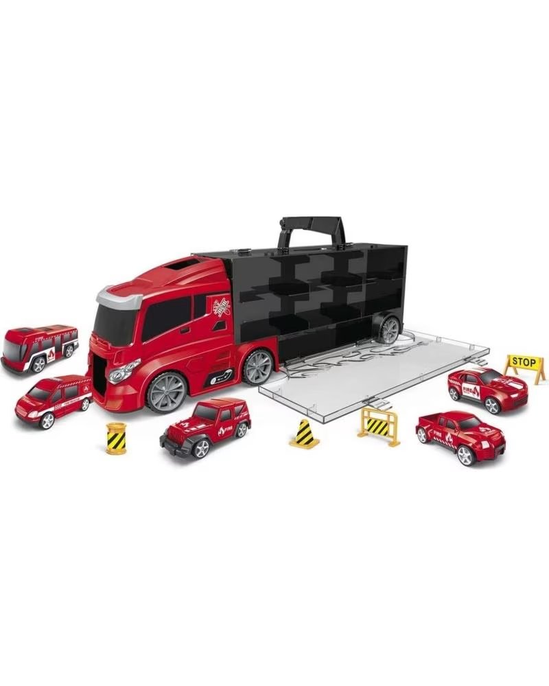 TOY PLANET TOY PLANET VEHICLE CARRIER TRUCK WITH ACCESSORIES MULTICOLOR