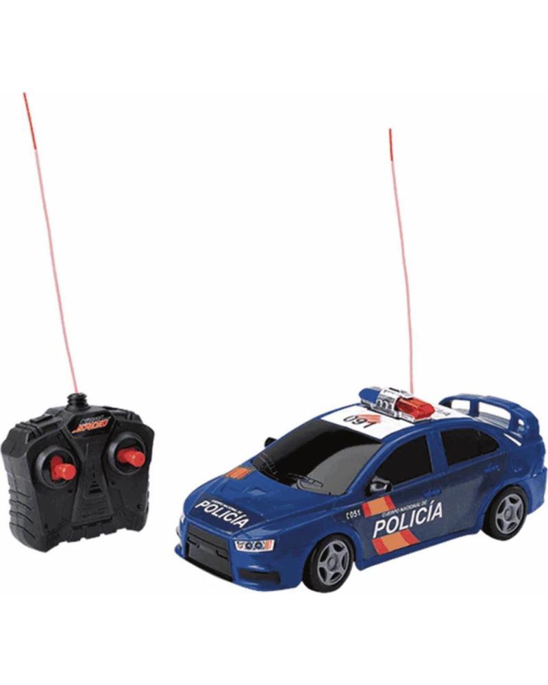 TOY PLANET COCHE DE POLICÍA RADIOCONTROL TOY PLANET AZUL