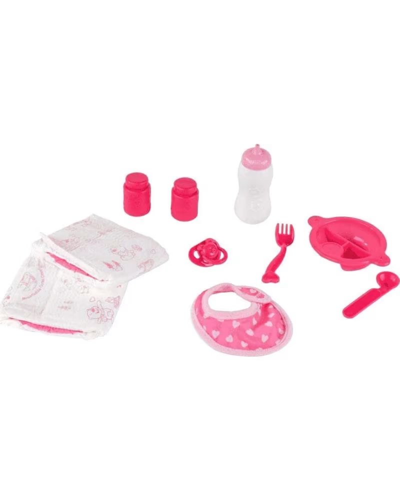 TOY PLANET TOY PLANET SET DE ACCESORIOS PARA MUÑECOS ROSA