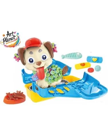 TOY PLANET SET DE JUEGO VETERINARIO PLASTIPERRITO ART PLANET MULTICOLOR
