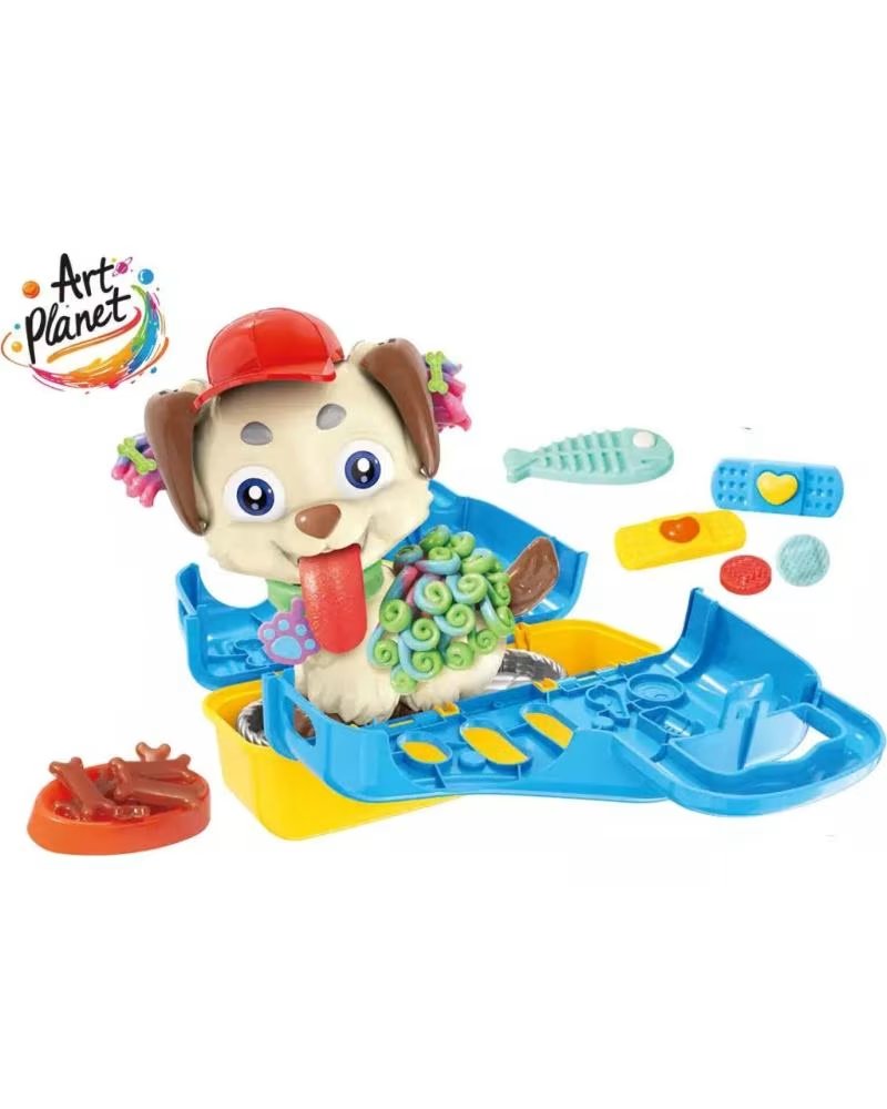 TOY PLANET TIERARZT-SPIELSET PLASTIPERRITO ART PLANET MULTICOLOR