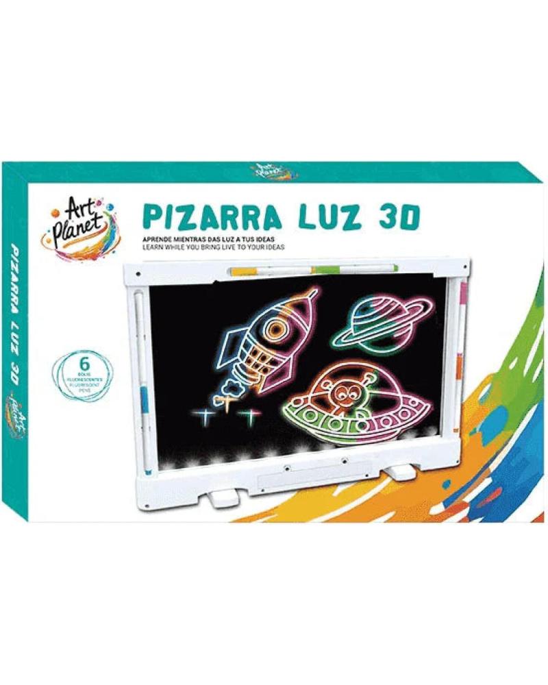 TOY PLANET PIZARRA DE LUZ 3D TOY PLANET MULTICOLOR