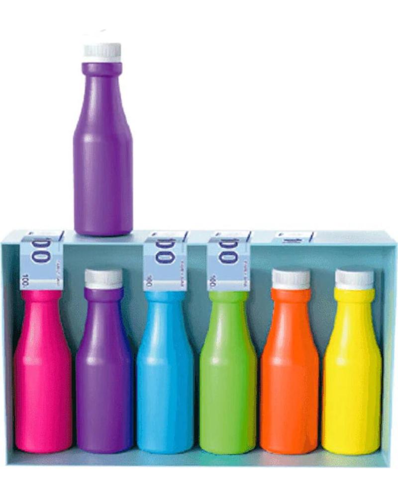 TOY PLANET SET DE PINTURAS LÍQUIDAS EN BOTELLAS VARIADAS MULTICOLOR