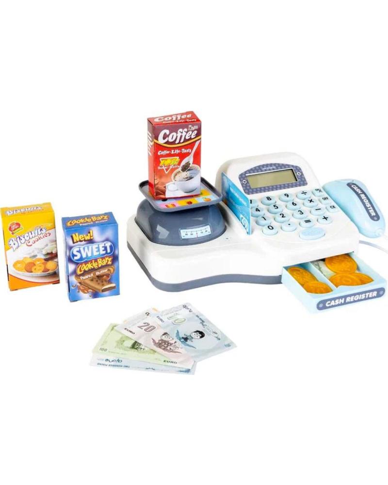 TOY PLANET CAJA REGISTRADORA DE JUGUETE CON ACCESORIOS MULTICOLOR