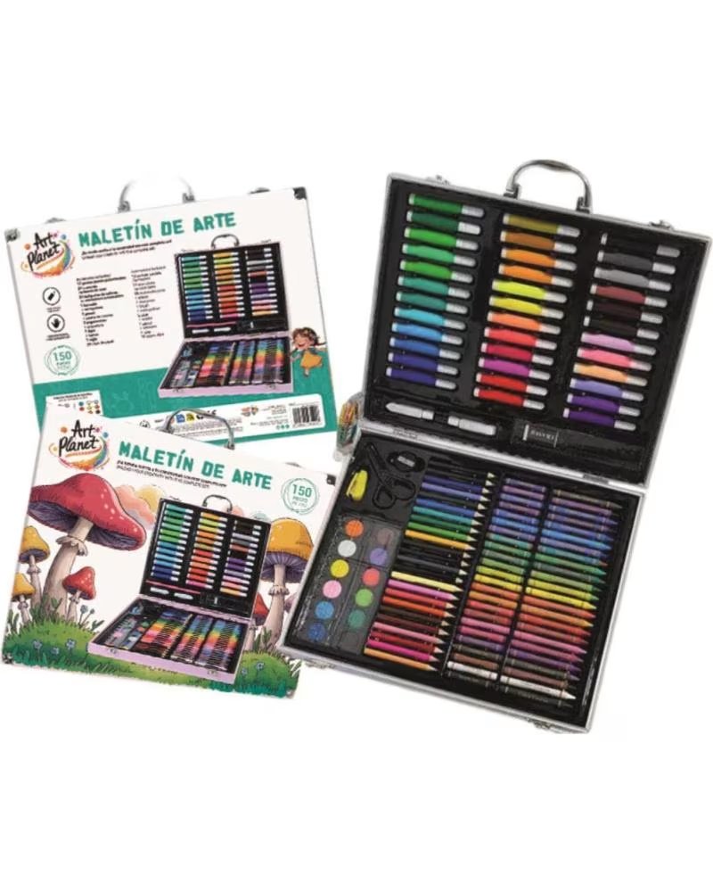 TOY PLANET TOY PLANET KUNSTKOFFER MIT KREATIVBEDARF MULTICOLOR