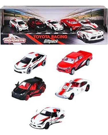 SIMBA SET DE VEHÍCULOS TOYOTA GAZOO RACING A ESCALA MULTICOLOR