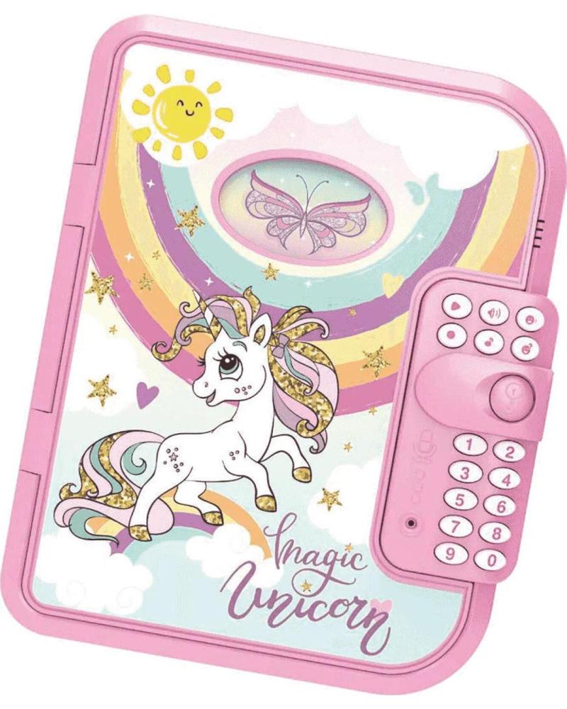 TOY PLANET DIARIO SECRETO CON CANDADO ELECTRÓNICO DISEÑO UNICORNIO ROSA