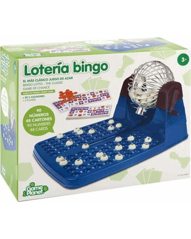 TOY PLANET JUEGO DE MESA BINGO CLÁSICO CON BOMBO MANUAL