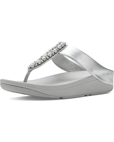 FITFLOP SANDALIAS FINO PEARLS CON CRISTALES PLATA