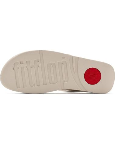 FITFLOP SANDALIAS ESCLAVA CON PIEDRAS PARA MUJER BEIGE