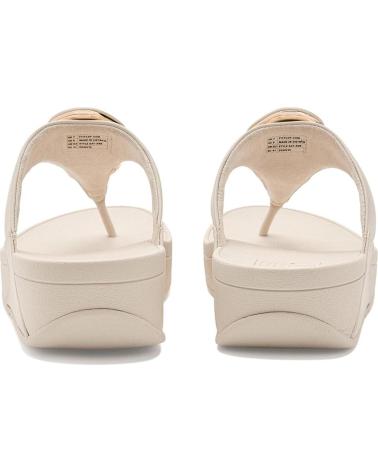 FITFLOP SANDALIAS ESCLAVA CON PIEDRAS PARA MUJER BEIGE