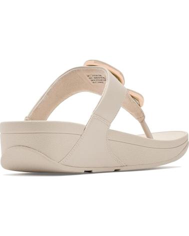 FITFLOP SANDALIAS ESCLAVA CON PIEDRAS PARA MUJER BEIGE