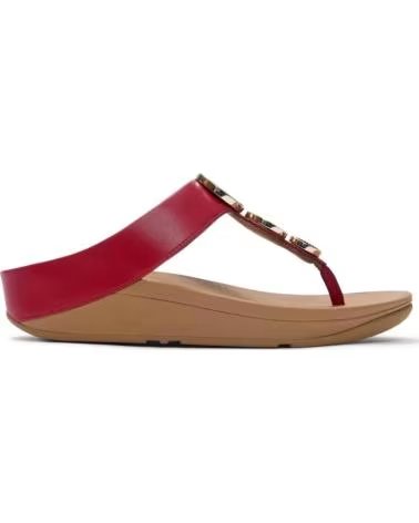 FITFLOP HALO BEAD-CIRCLE SANDALEN MIT MICROWOBBLEBOARD-TECHNOLOGIE FUCSIA