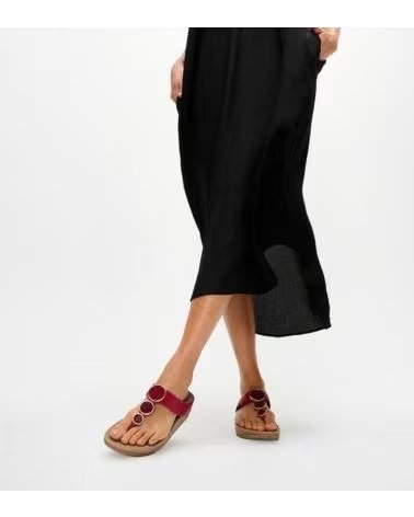 FITFLOP SANDALI HALO BEAD-CIRCLE CON TECNOLOGIA MICROWOBBLEBOARD FUCSIA