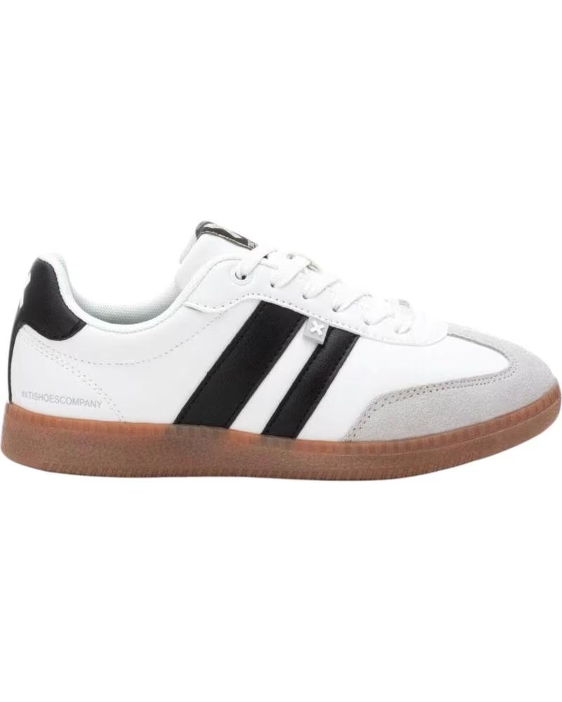 XTI SNEAKERS RETRO CON BANDE LATERALI E SUOLA IN GOMMA BLANCO