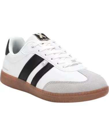 XTI SNEAKERS RETRO CON BANDE LATERALI E SUOLA IN GOMMA BLANCO