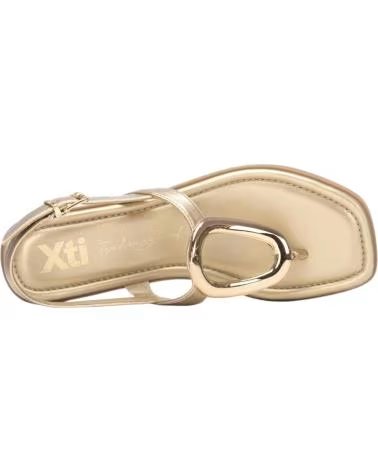 XTI SANDÁLIA DE DEDO COM FIVELA 145494 ORO