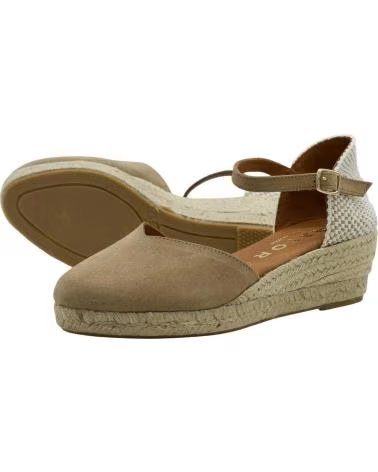 CABRERA ALPARGATAS DE CUNHA 55-3 BEIGE