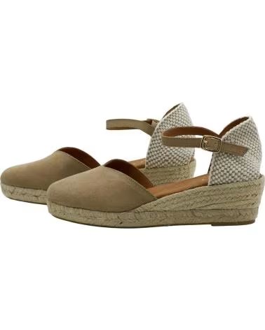 CABRERA ALPARGATAS DE CUNHA 55-3 BEIGE