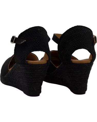 CABRERA SANDALE COMPENSÉE AVEC BRIDE CHEVILLE NEGRO
