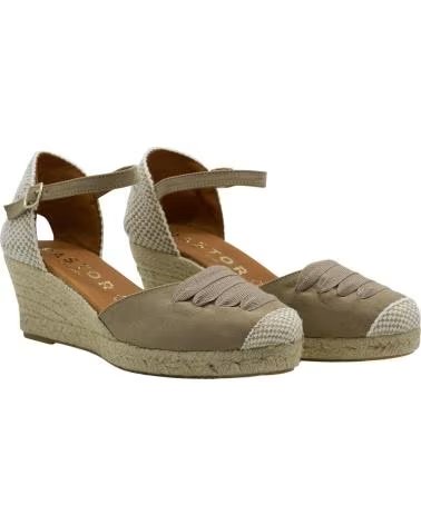 CABRERA SANDALIA ALPARGATA CUÑA CABRERA 34-5 BEIGE