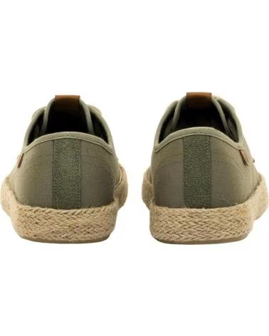 MTNG ZAPATILLAS ESTILO ALPARGATA CON CORDONES 84843 VERDE