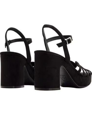 MTNG MUSTANG 56646 HEELED SANDAL WITH PLATFORM NEGRO
