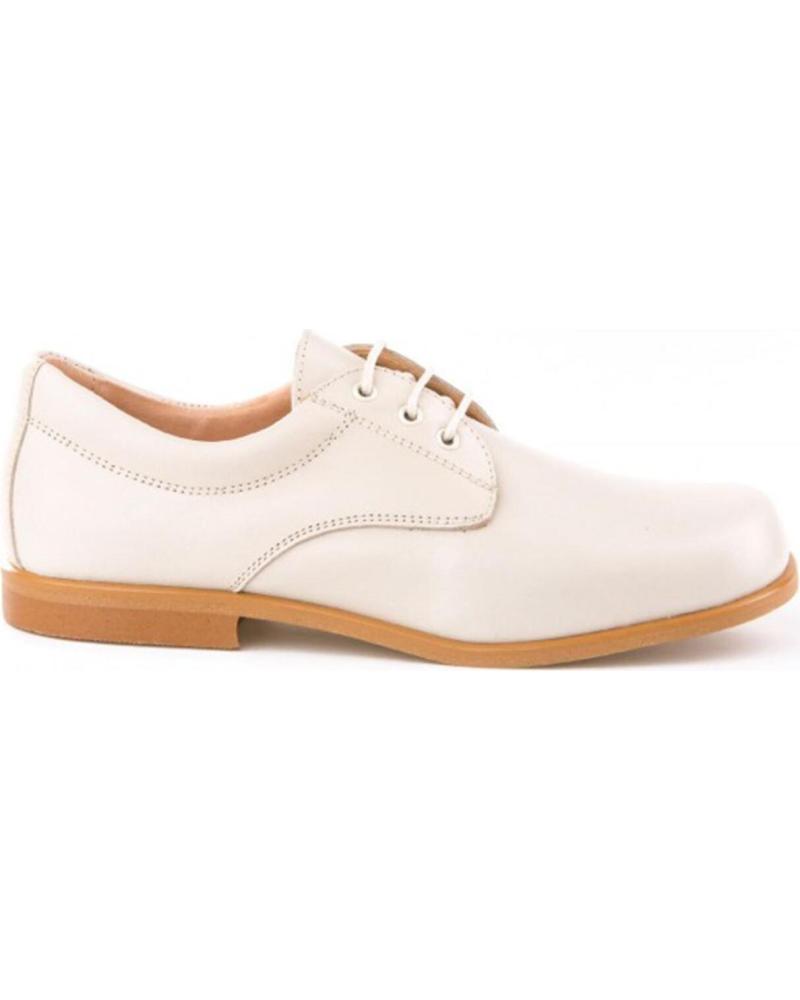 Scarpe per Bambino ANGELITOS ZAPATO CEREMONIA PIEL 1811 BEIGE