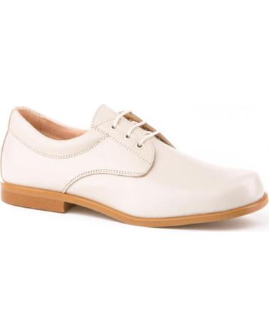 Scarpe per Bambino ANGELITOS ZAPATO CEREMONIA PIEL 1811 BEIGE