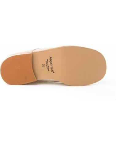 Scarpe per Bambino ANGELITOS ZAPATO CEREMONIA PIEL 1811 BEIGE