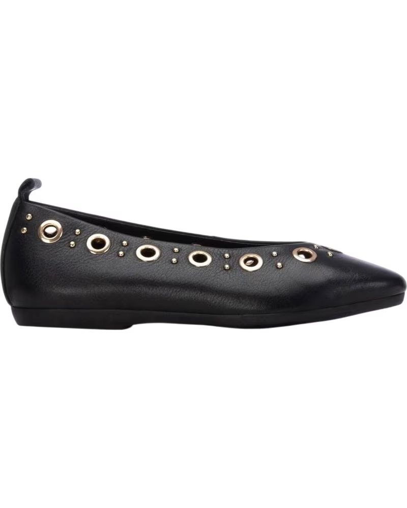 CARMELA SAPATILHAS CARMELA 163305 COM ILHÓS DECORATIVOS NEGRO
