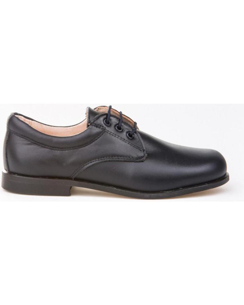 Schuhe für Junge ANGELITOS ZAPATO CEREMONIA PIEL 1811 MARINO