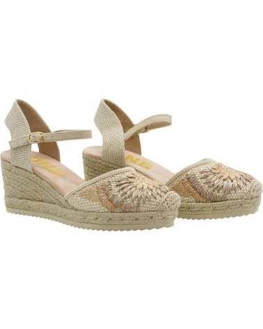 DANGELA SANDALO CON ZEPPA IN SPARTO DHA30673 BEIGE