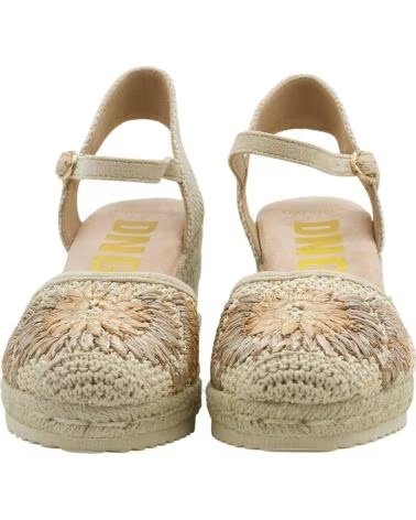 DANGELA SANDALO CON ZEPPA IN SPARTO DHA30673 BEIGE