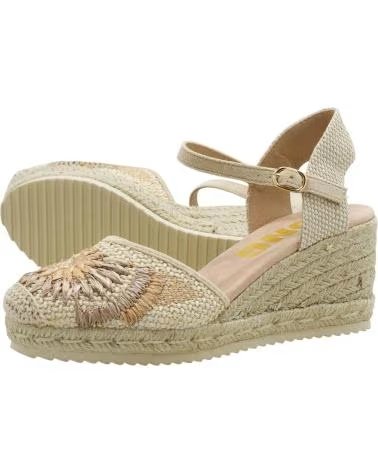 DANGELA SANDALO CON ZEPPA IN SPARTO DHA30673 BEIGE