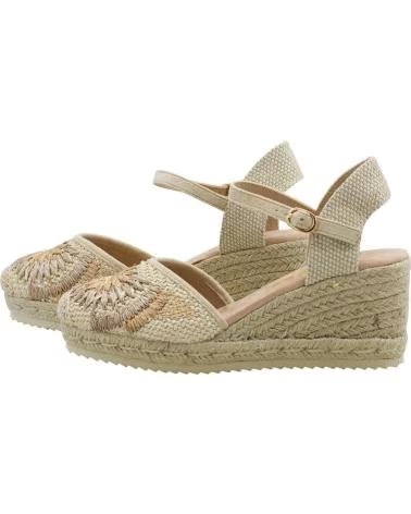 DANGELA SANDALO CON ZEPPA IN SPARTO DHA30673 BEIGE