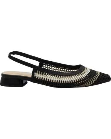 DANGELA SANDÁLIA SLINGBACK TECIDA DKO30655 NEGRO