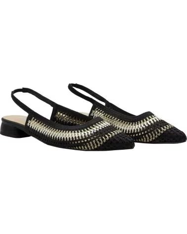 DANGELA SANDÁLIA SLINGBACK TECIDA DKO30655 NEGRO