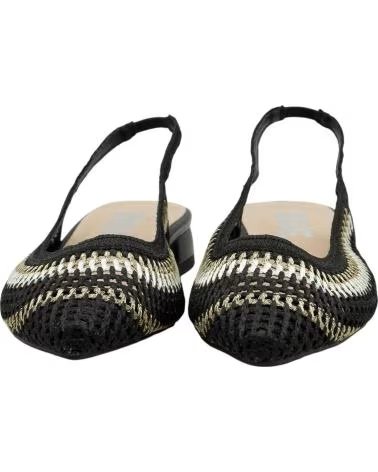 DANGELA SANDÁLIA SLINGBACK TECIDA DKO30655 NEGRO