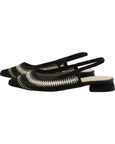 DANGELA SANDÁLIA SLINGBACK TECIDA DKO30655 NEGRO