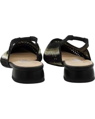 DANGELA SANDÁLIA SLINGBACK TECIDA DKO30655 NEGRO