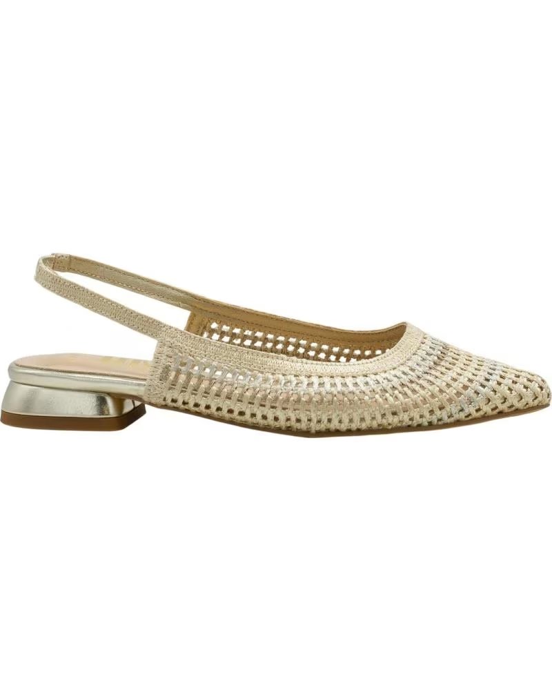 DANGELA SAPATOS SLINGBACK TECIDOS COM SALTO BAIXO NEGRO