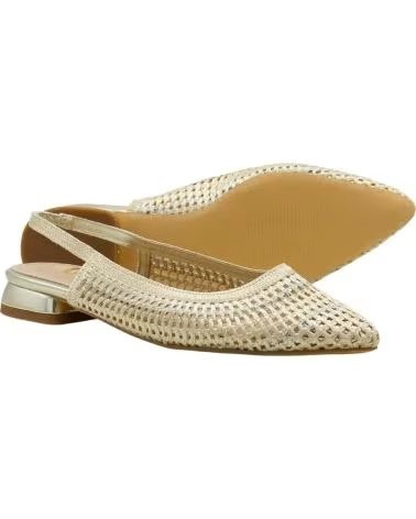 DANGELA SAPATOS SLINGBACK TECIDOS COM SALTO BAIXO NEGRO
