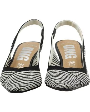 DANGELA ZAPATO DESTALONADO DWS30631 ESTAMPADO GEOMÉTRICO NEGRO